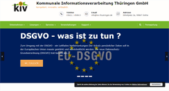 Desktop Screenshot of kiv-thueringen.de