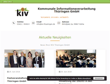Tablet Screenshot of kiv-thueringen.de